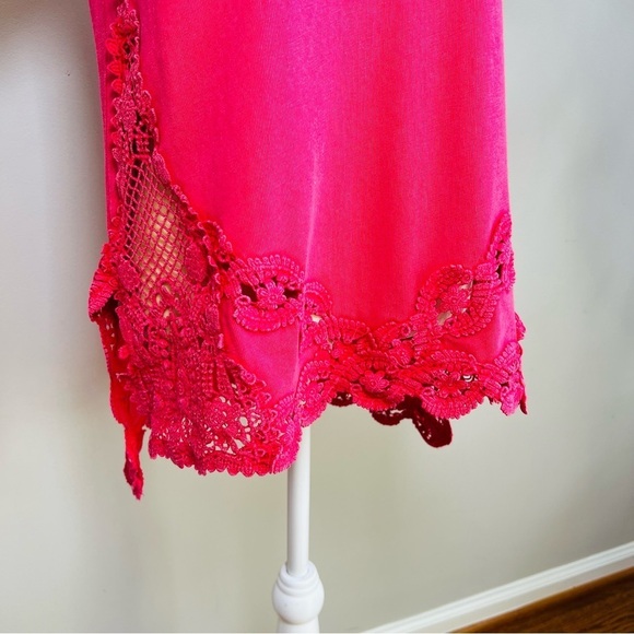 Free people crochet detail t-shirt - Picture 7 of 7